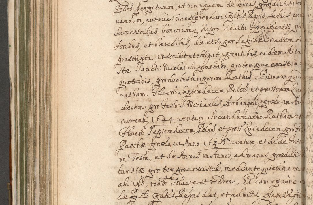 Zdjęcie nr 678 dla obiektu archiwalnego: Acta actorum, decretorum, sententiarum, erectionum, confirmationum, institutionum, resignationum, constitutionum, provisionum, quietationum, submissionum, protestationum, substitutionum R. D. Petri Gembicki, episcopi Cracoviensis, ducis Severiae in a. D. 1650 et 1651 acticatorum. Volumen V