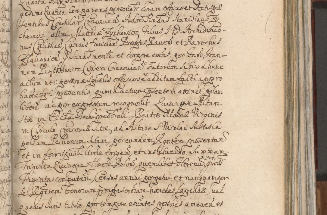 Zdjęcie nr 677 dla obiektu archiwalnego: Acta actorum, decretorum, sententiarum, erectionum, confirmationum, institutionum, resignationum, constitutionum, provisionum, quietationum, submissionum, protestationum, substitutionum R. D. Petri Gembicki, episcopi Cracoviensis, ducis Severiae in a. D. 1650 et 1651 acticatorum. Volumen V