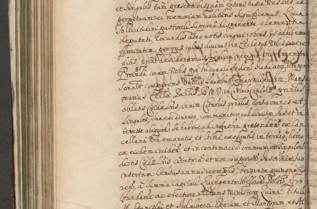 Zdjęcie nr 676 dla obiektu archiwalnego: Acta actorum, decretorum, sententiarum, erectionum, confirmationum, institutionum, resignationum, constitutionum, provisionum, quietationum, submissionum, protestationum, substitutionum R. D. Petri Gembicki, episcopi Cracoviensis, ducis Severiae in a. D. 1650 et 1651 acticatorum. Volumen V