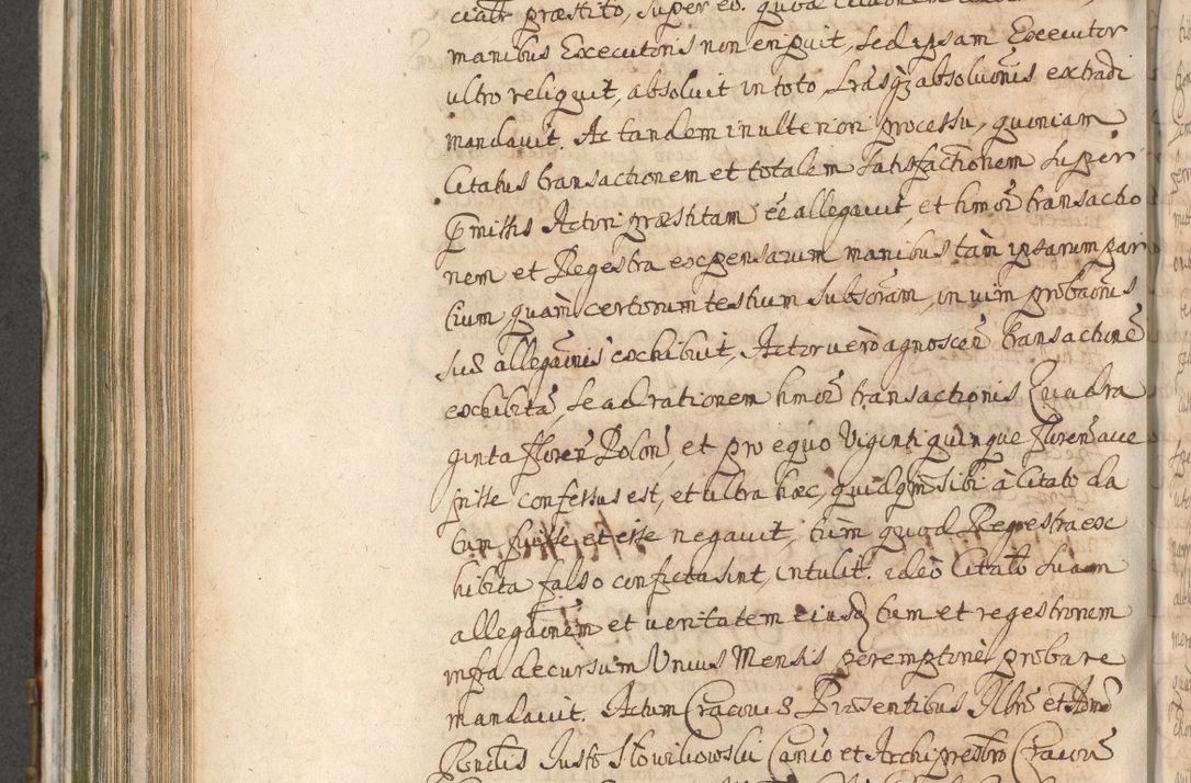 Zdjęcie nr 670 dla obiektu archiwalnego: Acta actorum, decretorum, sententiarum, erectionum, confirmationum, institutionum, resignationum, constitutionum, provisionum, quietationum, submissionum, protestationum, substitutionum R. D. Petri Gembicki, episcopi Cracoviensis, ducis Severiae in a. D. 1650 et 1651 acticatorum. Volumen V