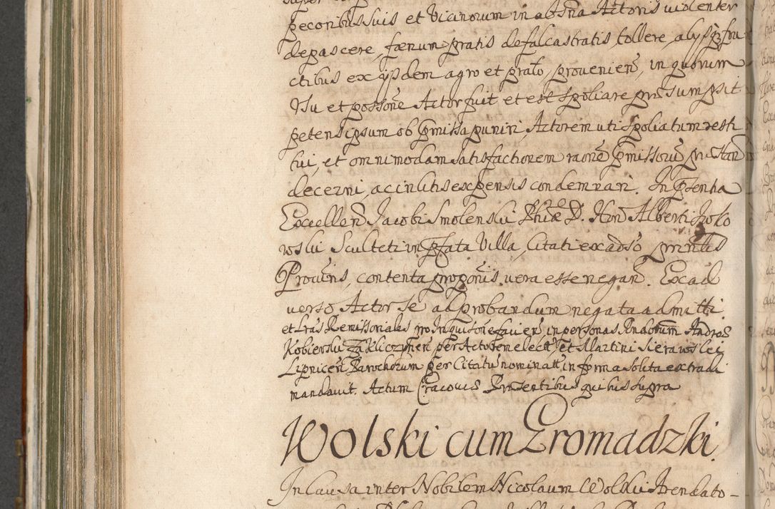 Zdjęcie nr 666 dla obiektu archiwalnego: Acta actorum, decretorum, sententiarum, erectionum, confirmationum, institutionum, resignationum, constitutionum, provisionum, quietationum, submissionum, protestationum, substitutionum R. D. Petri Gembicki, episcopi Cracoviensis, ducis Severiae in a. D. 1650 et 1651 acticatorum. Volumen V