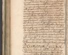 Zdjęcie nr 662 dla obiektu archiwalnego: Acta actorum, decretorum, sententiarum, erectionum, confirmationum, institutionum, resignationum, constitutionum, provisionum, quietationum, submissionum, protestationum, substitutionum R. D. Petri Gembicki, episcopi Cracoviensis, ducis Severiae in a. D. 1650 et 1651 acticatorum. Volumen V