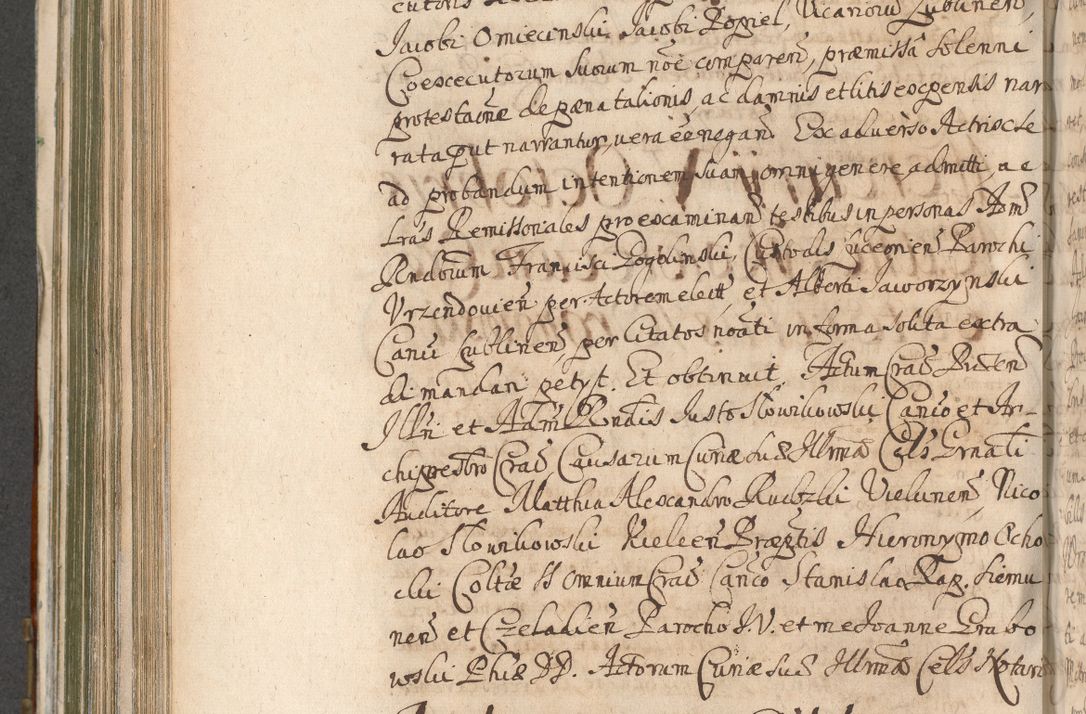 Zdjęcie nr 660 dla obiektu archiwalnego: Acta actorum, decretorum, sententiarum, erectionum, confirmationum, institutionum, resignationum, constitutionum, provisionum, quietationum, submissionum, protestationum, substitutionum R. D. Petri Gembicki, episcopi Cracoviensis, ducis Severiae in a. D. 1650 et 1651 acticatorum. Volumen V