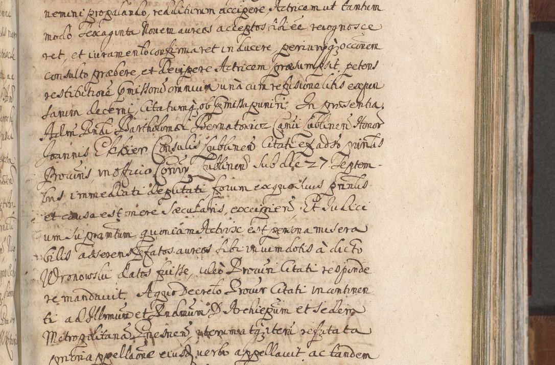 Zdjęcie nr 661 dla obiektu archiwalnego: Acta actorum, decretorum, sententiarum, erectionum, confirmationum, institutionum, resignationum, constitutionum, provisionum, quietationum, submissionum, protestationum, substitutionum R. D. Petri Gembicki, episcopi Cracoviensis, ducis Severiae in a. D. 1650 et 1651 acticatorum. Volumen V