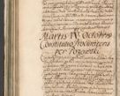Zdjęcie nr 658 dla obiektu archiwalnego: Acta actorum, decretorum, sententiarum, erectionum, confirmationum, institutionum, resignationum, constitutionum, provisionum, quietationum, submissionum, protestationum, substitutionum R. D. Petri Gembicki, episcopi Cracoviensis, ducis Severiae in a. D. 1650 et 1651 acticatorum. Volumen V