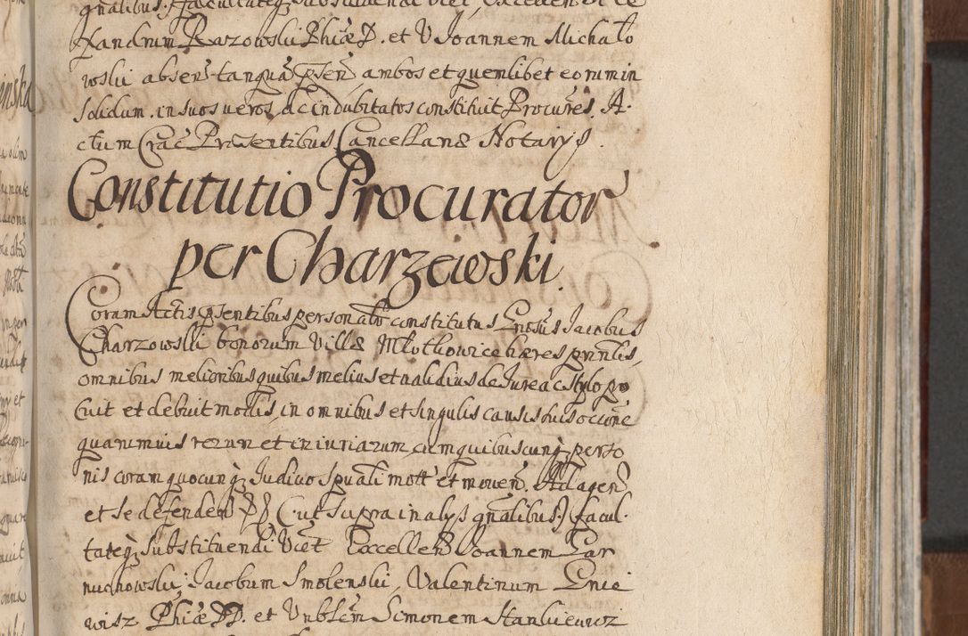 Zdjęcie nr 657 dla obiektu archiwalnego: Acta actorum, decretorum, sententiarum, erectionum, confirmationum, institutionum, resignationum, constitutionum, provisionum, quietationum, submissionum, protestationum, substitutionum R. D. Petri Gembicki, episcopi Cracoviensis, ducis Severiae in a. D. 1650 et 1651 acticatorum. Volumen V