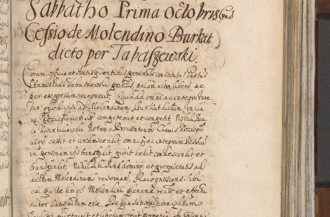 Zdjęcie nr 655 dla obiektu archiwalnego: Acta actorum, decretorum, sententiarum, erectionum, confirmationum, institutionum, resignationum, constitutionum, provisionum, quietationum, submissionum, protestationum, substitutionum R. D. Petri Gembicki, episcopi Cracoviensis, ducis Severiae in a. D. 1650 et 1651 acticatorum. Volumen V