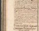 Zdjęcie nr 654 dla obiektu archiwalnego: Acta actorum, decretorum, sententiarum, erectionum, confirmationum, institutionum, resignationum, constitutionum, provisionum, quietationum, submissionum, protestationum, substitutionum R. D. Petri Gembicki, episcopi Cracoviensis, ducis Severiae in a. D. 1650 et 1651 acticatorum. Volumen V
