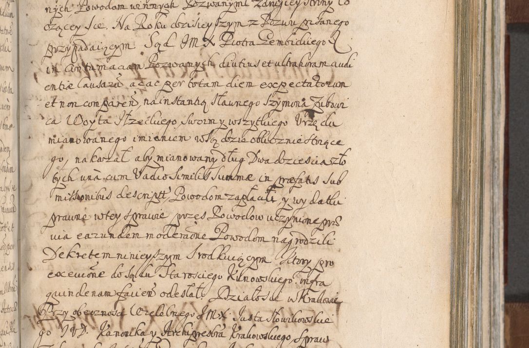 Zdjęcie nr 653 dla obiektu archiwalnego: Acta actorum, decretorum, sententiarum, erectionum, confirmationum, institutionum, resignationum, constitutionum, provisionum, quietationum, submissionum, protestationum, substitutionum R. D. Petri Gembicki, episcopi Cracoviensis, ducis Severiae in a. D. 1650 et 1651 acticatorum. Volumen V