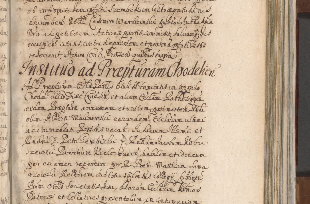 Zdjęcie nr 651 dla obiektu archiwalnego: Acta actorum, decretorum, sententiarum, erectionum, confirmationum, institutionum, resignationum, constitutionum, provisionum, quietationum, submissionum, protestationum, substitutionum R. D. Petri Gembicki, episcopi Cracoviensis, ducis Severiae in a. D. 1650 et 1651 acticatorum. Volumen V