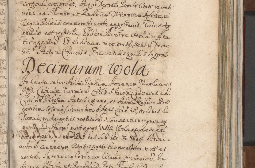 Zdjęcie nr 647 dla obiektu archiwalnego: Acta actorum, decretorum, sententiarum, erectionum, confirmationum, institutionum, resignationum, constitutionum, provisionum, quietationum, submissionum, protestationum, substitutionum R. D. Petri Gembicki, episcopi Cracoviensis, ducis Severiae in a. D. 1650 et 1651 acticatorum. Volumen V