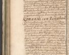 Zdjęcie nr 646 dla obiektu archiwalnego: Acta actorum, decretorum, sententiarum, erectionum, confirmationum, institutionum, resignationum, constitutionum, provisionum, quietationum, submissionum, protestationum, substitutionum R. D. Petri Gembicki, episcopi Cracoviensis, ducis Severiae in a. D. 1650 et 1651 acticatorum. Volumen V