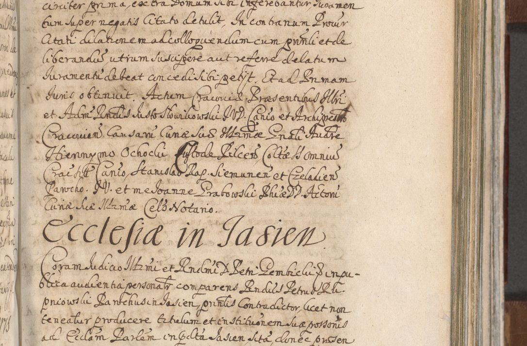 Zdjęcie nr 645 dla obiektu archiwalnego: Acta actorum, decretorum, sententiarum, erectionum, confirmationum, institutionum, resignationum, constitutionum, provisionum, quietationum, submissionum, protestationum, substitutionum R. D. Petri Gembicki, episcopi Cracoviensis, ducis Severiae in a. D. 1650 et 1651 acticatorum. Volumen V