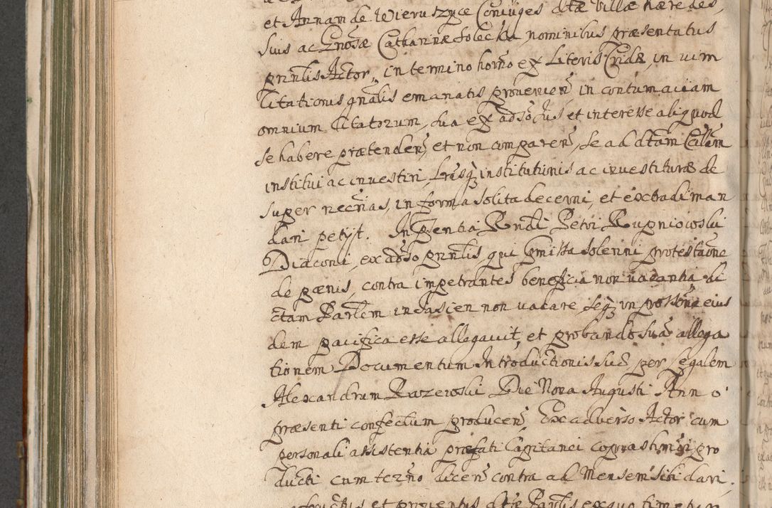 Zdjęcie nr 634 dla obiektu archiwalnego: Acta actorum, decretorum, sententiarum, erectionum, confirmationum, institutionum, resignationum, constitutionum, provisionum, quietationum, submissionum, protestationum, substitutionum R. D. Petri Gembicki, episcopi Cracoviensis, ducis Severiae in a. D. 1650 et 1651 acticatorum. Volumen V