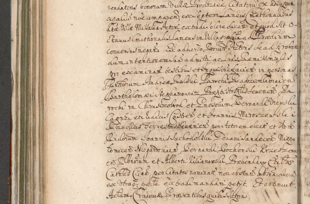 Zdjęcie nr 632 dla obiektu archiwalnego: Acta actorum, decretorum, sententiarum, erectionum, confirmationum, institutionum, resignationum, constitutionum, provisionum, quietationum, submissionum, protestationum, substitutionum R. D. Petri Gembicki, episcopi Cracoviensis, ducis Severiae in a. D. 1650 et 1651 acticatorum. Volumen V