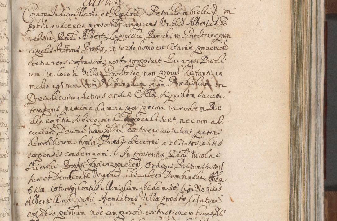 Zdjęcie nr 629 dla obiektu archiwalnego: Acta actorum, decretorum, sententiarum, erectionum, confirmationum, institutionum, resignationum, constitutionum, provisionum, quietationum, submissionum, protestationum, substitutionum R. D. Petri Gembicki, episcopi Cracoviensis, ducis Severiae in a. D. 1650 et 1651 acticatorum. Volumen V
