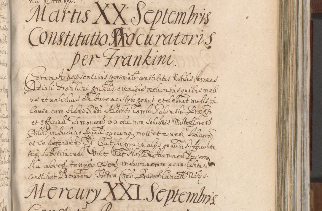 Zdjęcie nr 625 dla obiektu archiwalnego: Acta actorum, decretorum, sententiarum, erectionum, confirmationum, institutionum, resignationum, constitutionum, provisionum, quietationum, submissionum, protestationum, substitutionum R. D. Petri Gembicki, episcopi Cracoviensis, ducis Severiae in a. D. 1650 et 1651 acticatorum. Volumen V
