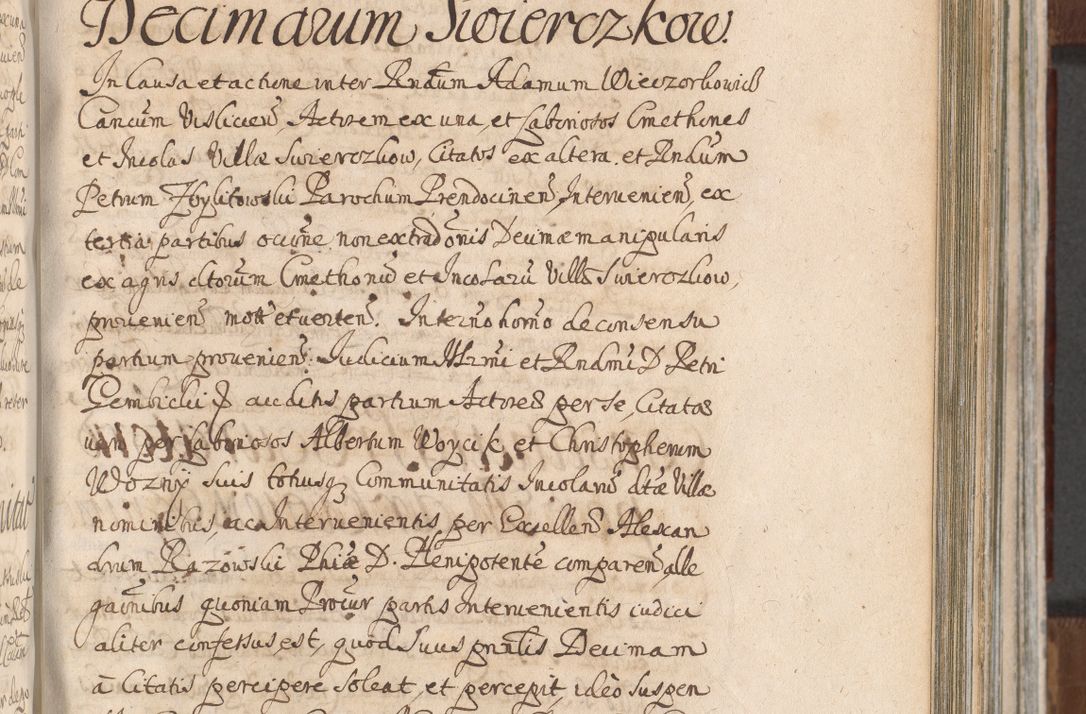 Zdjęcie nr 621 dla obiektu archiwalnego: Acta actorum, decretorum, sententiarum, erectionum, confirmationum, institutionum, resignationum, constitutionum, provisionum, quietationum, submissionum, protestationum, substitutionum R. D. Petri Gembicki, episcopi Cracoviensis, ducis Severiae in a. D. 1650 et 1651 acticatorum. Volumen V
