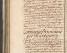 Zdjęcie nr 622 dla obiektu archiwalnego: Acta actorum, decretorum, sententiarum, erectionum, confirmationum, institutionum, resignationum, constitutionum, provisionum, quietationum, submissionum, protestationum, substitutionum R. D. Petri Gembicki, episcopi Cracoviensis, ducis Severiae in a. D. 1650 et 1651 acticatorum. Volumen V