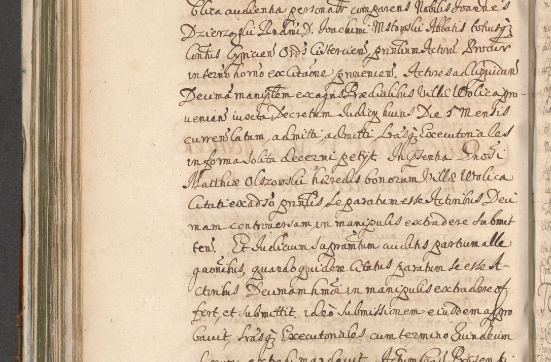 Zdjęcie nr 618 dla obiektu archiwalnego: Acta actorum, decretorum, sententiarum, erectionum, confirmationum, institutionum, resignationum, constitutionum, provisionum, quietationum, submissionum, protestationum, substitutionum R. D. Petri Gembicki, episcopi Cracoviensis, ducis Severiae in a. D. 1650 et 1651 acticatorum. Volumen V