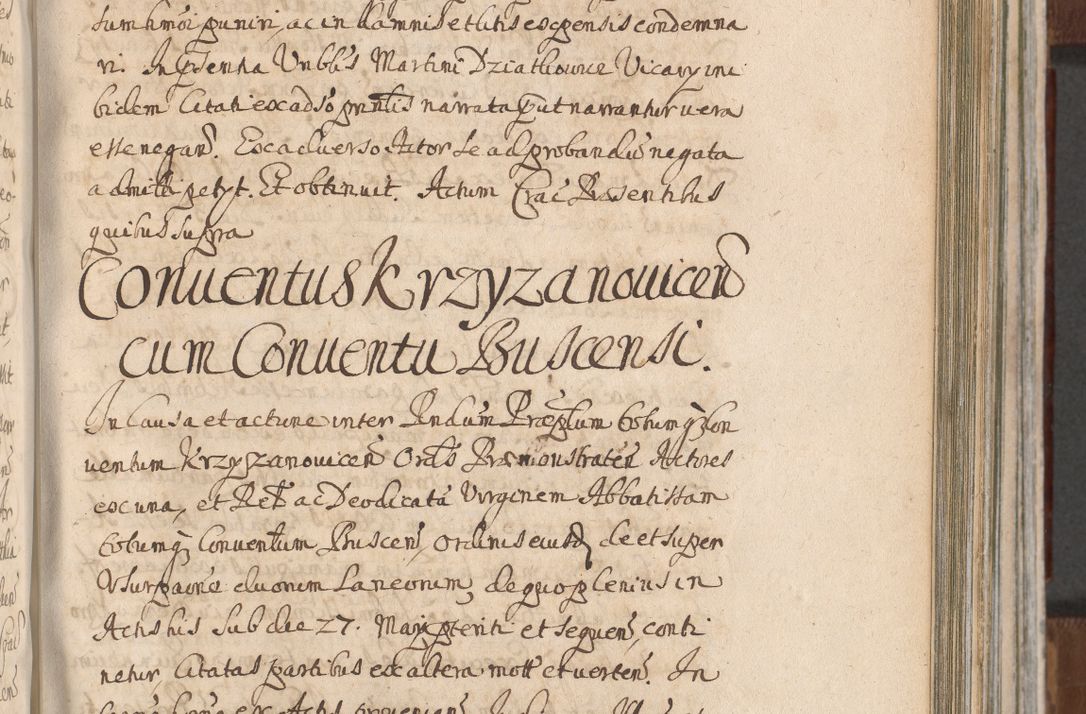 Zdjęcie nr 617 dla obiektu archiwalnego: Acta actorum, decretorum, sententiarum, erectionum, confirmationum, institutionum, resignationum, constitutionum, provisionum, quietationum, submissionum, protestationum, substitutionum R. D. Petri Gembicki, episcopi Cracoviensis, ducis Severiae in a. D. 1650 et 1651 acticatorum. Volumen V