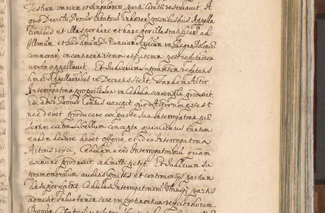 Zdjęcie nr 611 dla obiektu archiwalnego: Acta actorum, decretorum, sententiarum, erectionum, confirmationum, institutionum, resignationum, constitutionum, provisionum, quietationum, submissionum, protestationum, substitutionum R. D. Petri Gembicki, episcopi Cracoviensis, ducis Severiae in a. D. 1650 et 1651 acticatorum. Volumen V