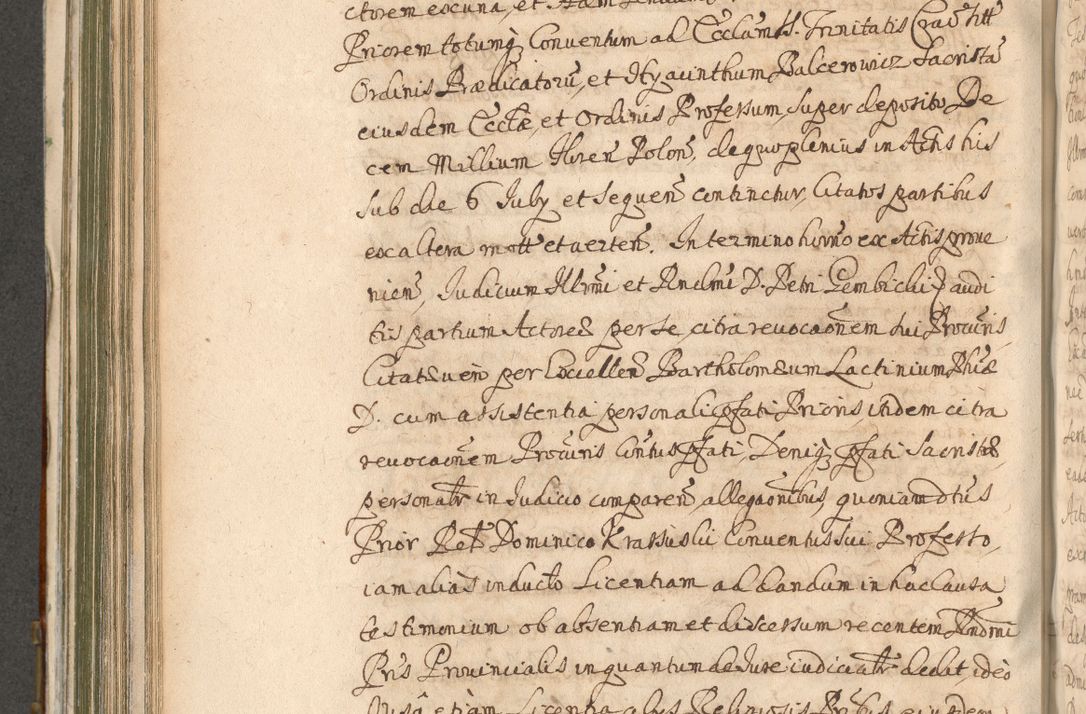 Zdjęcie nr 610 dla obiektu archiwalnego: Acta actorum, decretorum, sententiarum, erectionum, confirmationum, institutionum, resignationum, constitutionum, provisionum, quietationum, submissionum, protestationum, substitutionum R. D. Petri Gembicki, episcopi Cracoviensis, ducis Severiae in a. D. 1650 et 1651 acticatorum. Volumen V