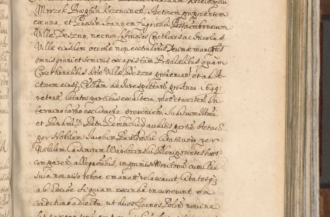 Zdjęcie nr 609 dla obiektu archiwalnego: Acta actorum, decretorum, sententiarum, erectionum, confirmationum, institutionum, resignationum, constitutionum, provisionum, quietationum, submissionum, protestationum, substitutionum R. D. Petri Gembicki, episcopi Cracoviensis, ducis Severiae in a. D. 1650 et 1651 acticatorum. Volumen V