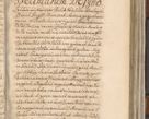 Zdjęcie nr 609 dla obiektu archiwalnego: Acta actorum, decretorum, sententiarum, erectionum, confirmationum, institutionum, resignationum, constitutionum, provisionum, quietationum, submissionum, protestationum, substitutionum R. D. Petri Gembicki, episcopi Cracoviensis, ducis Severiae in a. D. 1650 et 1651 acticatorum. Volumen V