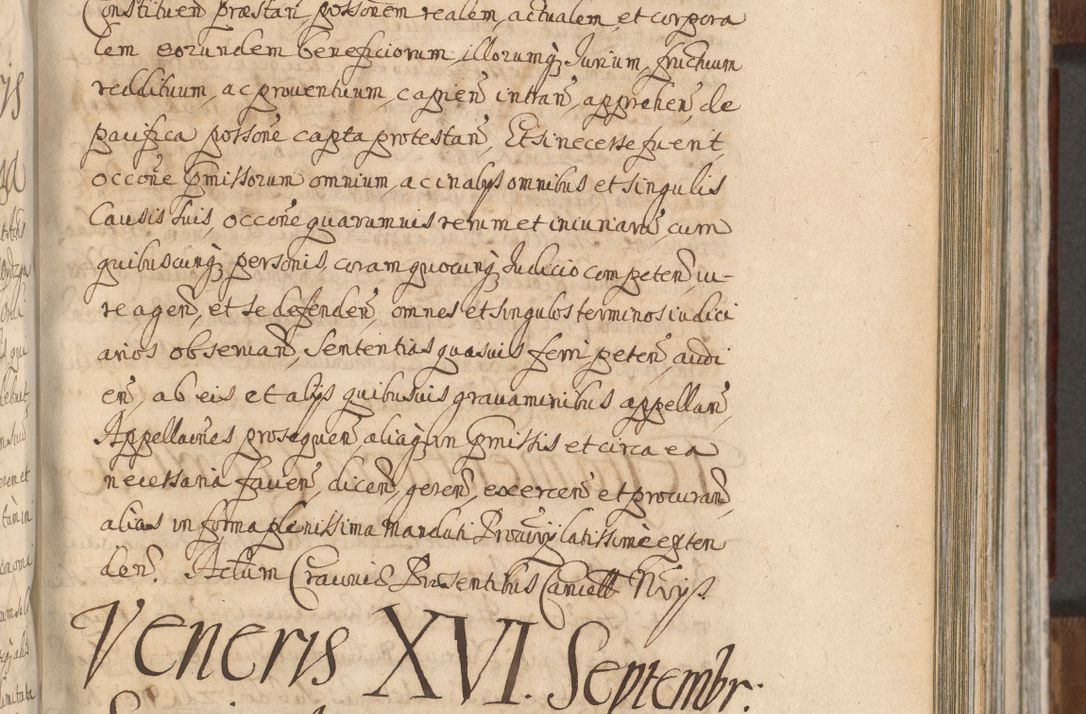 Zdjęcie nr 607 dla obiektu archiwalnego: Acta actorum, decretorum, sententiarum, erectionum, confirmationum, institutionum, resignationum, constitutionum, provisionum, quietationum, submissionum, protestationum, substitutionum R. D. Petri Gembicki, episcopi Cracoviensis, ducis Severiae in a. D. 1650 et 1651 acticatorum. Volumen V