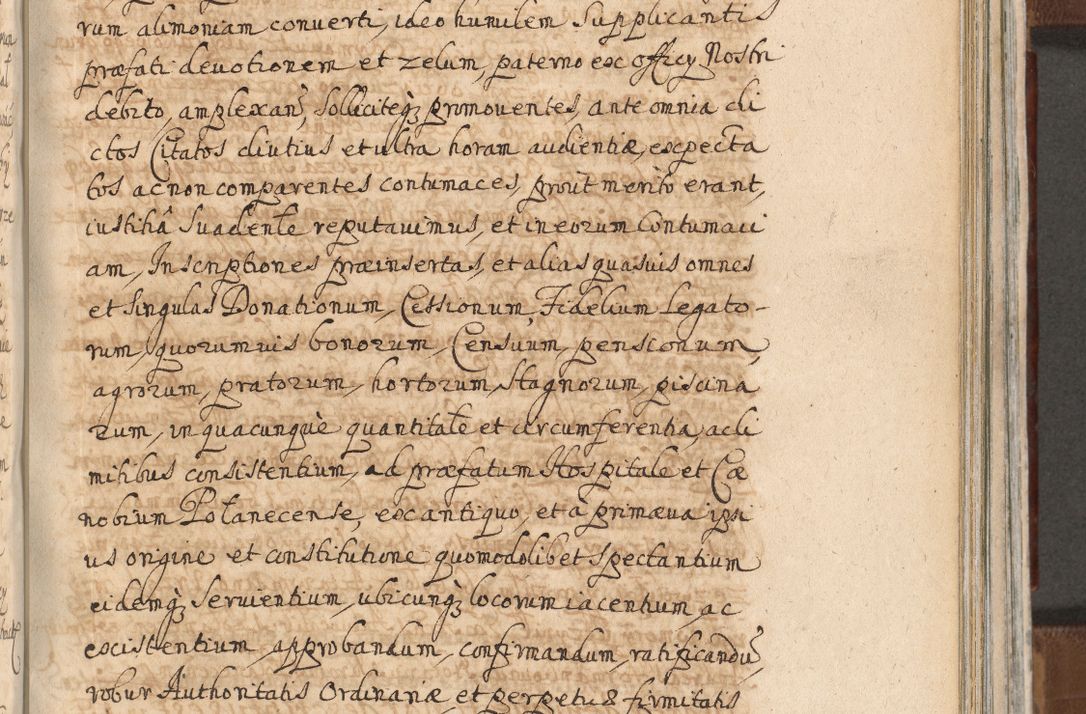 Zdjęcie nr 997 dla obiektu archiwalnego: Acta actorum, decretorum, sententiarum, erectionum, confirmationum, institutionum, resignationum, constitutionum, provisionum, quietationum, submissionum, protestationum, substitutionum R. D. Petri Gembicki, episcopi Cracoviensis, ducis Severiae in a. D. 1650 et 1651 acticatorum. Volumen V
