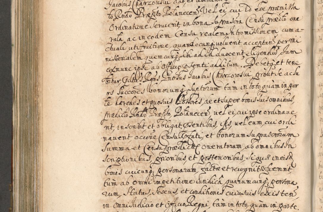 Zdjęcie nr 992 dla obiektu archiwalnego: Acta actorum, decretorum, sententiarum, erectionum, confirmationum, institutionum, resignationum, constitutionum, provisionum, quietationum, submissionum, protestationum, substitutionum R. D. Petri Gembicki, episcopi Cracoviensis, ducis Severiae in a. D. 1650 et 1651 acticatorum. Volumen V