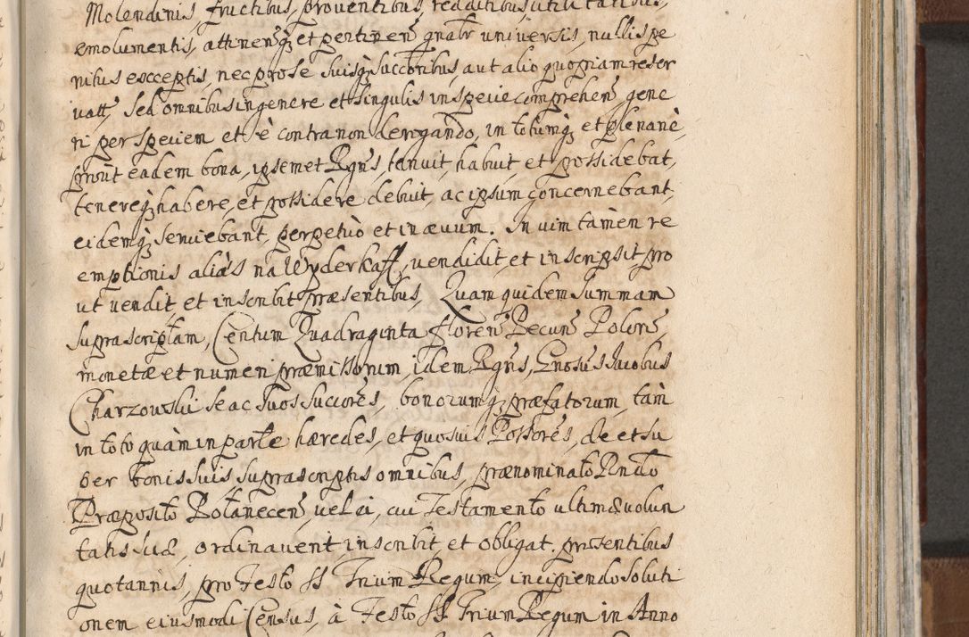 Zdjęcie nr 991 dla obiektu archiwalnego: Acta actorum, decretorum, sententiarum, erectionum, confirmationum, institutionum, resignationum, constitutionum, provisionum, quietationum, submissionum, protestationum, substitutionum R. D. Petri Gembicki, episcopi Cracoviensis, ducis Severiae in a. D. 1650 et 1651 acticatorum. Volumen V