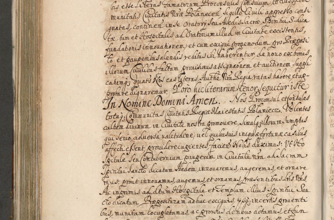 Zdjęcie nr 988 dla obiektu archiwalnego: Acta actorum, decretorum, sententiarum, erectionum, confirmationum, institutionum, resignationum, constitutionum, provisionum, quietationum, submissionum, protestationum, substitutionum R. D. Petri Gembicki, episcopi Cracoviensis, ducis Severiae in a. D. 1650 et 1651 acticatorum. Volumen V