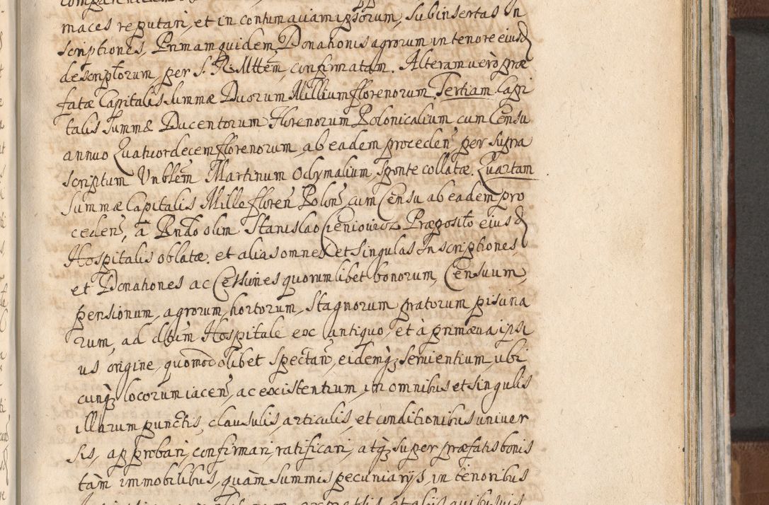 Zdjęcie nr 987 dla obiektu archiwalnego: Acta actorum, decretorum, sententiarum, erectionum, confirmationum, institutionum, resignationum, constitutionum, provisionum, quietationum, submissionum, protestationum, substitutionum R. D. Petri Gembicki, episcopi Cracoviensis, ducis Severiae in a. D. 1650 et 1651 acticatorum. Volumen V
