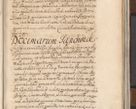 Zdjęcie nr 981 dla obiektu archiwalnego: Acta actorum, decretorum, sententiarum, erectionum, confirmationum, institutionum, resignationum, constitutionum, provisionum, quietationum, submissionum, protestationum, substitutionum R. D. Petri Gembicki, episcopi Cracoviensis, ducis Severiae in a. D. 1650 et 1651 acticatorum. Volumen V
