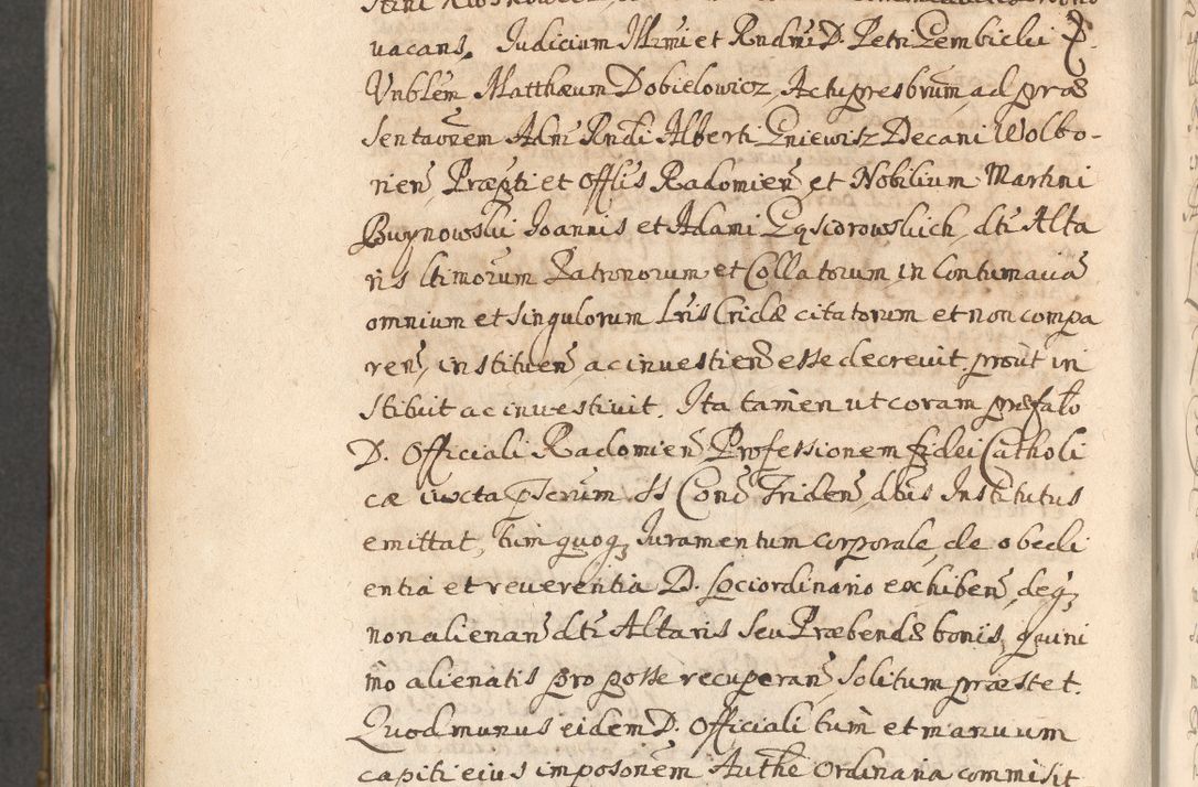 Zdjęcie nr 978 dla obiektu archiwalnego: Acta actorum, decretorum, sententiarum, erectionum, confirmationum, institutionum, resignationum, constitutionum, provisionum, quietationum, submissionum, protestationum, substitutionum R. D. Petri Gembicki, episcopi Cracoviensis, ducis Severiae in a. D. 1650 et 1651 acticatorum. Volumen V