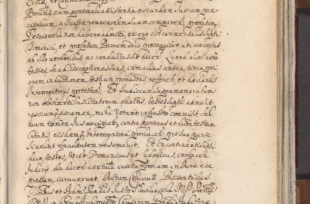 Zdjęcie nr 975 dla obiektu archiwalnego: Acta actorum, decretorum, sententiarum, erectionum, confirmationum, institutionum, resignationum, constitutionum, provisionum, quietationum, submissionum, protestationum, substitutionum R. D. Petri Gembicki, episcopi Cracoviensis, ducis Severiae in a. D. 1650 et 1651 acticatorum. Volumen V