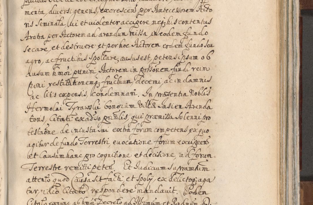 Zdjęcie nr 969 dla obiektu archiwalnego: Acta actorum, decretorum, sententiarum, erectionum, confirmationum, institutionum, resignationum, constitutionum, provisionum, quietationum, submissionum, protestationum, substitutionum R. D. Petri Gembicki, episcopi Cracoviensis, ducis Severiae in a. D. 1650 et 1651 acticatorum. Volumen V