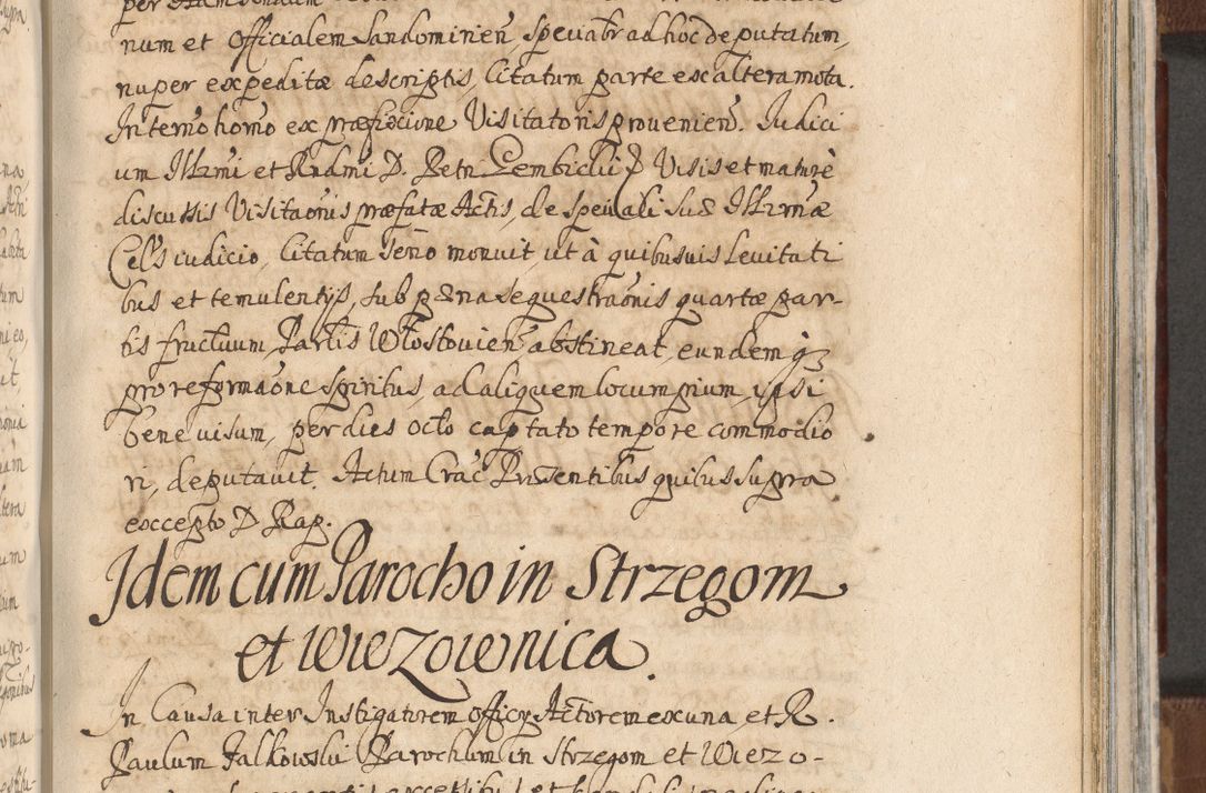 Zdjęcie nr 959 dla obiektu archiwalnego: Acta actorum, decretorum, sententiarum, erectionum, confirmationum, institutionum, resignationum, constitutionum, provisionum, quietationum, submissionum, protestationum, substitutionum R. D. Petri Gembicki, episcopi Cracoviensis, ducis Severiae in a. D. 1650 et 1651 acticatorum. Volumen V