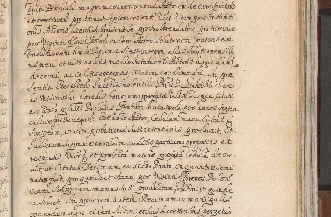 Zdjęcie nr 949 dla obiektu archiwalnego: Acta actorum, decretorum, sententiarum, erectionum, confirmationum, institutionum, resignationum, constitutionum, provisionum, quietationum, submissionum, protestationum, substitutionum R. D. Petri Gembicki, episcopi Cracoviensis, ducis Severiae in a. D. 1650 et 1651 acticatorum. Volumen V