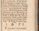 Zdjęcie nr 941 dla obiektu archiwalnego: Acta actorum, decretorum, sententiarum, erectionum, confirmationum, institutionum, resignationum, constitutionum, provisionum, quietationum, submissionum, protestationum, substitutionum R. D. Petri Gembicki, episcopi Cracoviensis, ducis Severiae in a. D. 1650 et 1651 acticatorum. Volumen V