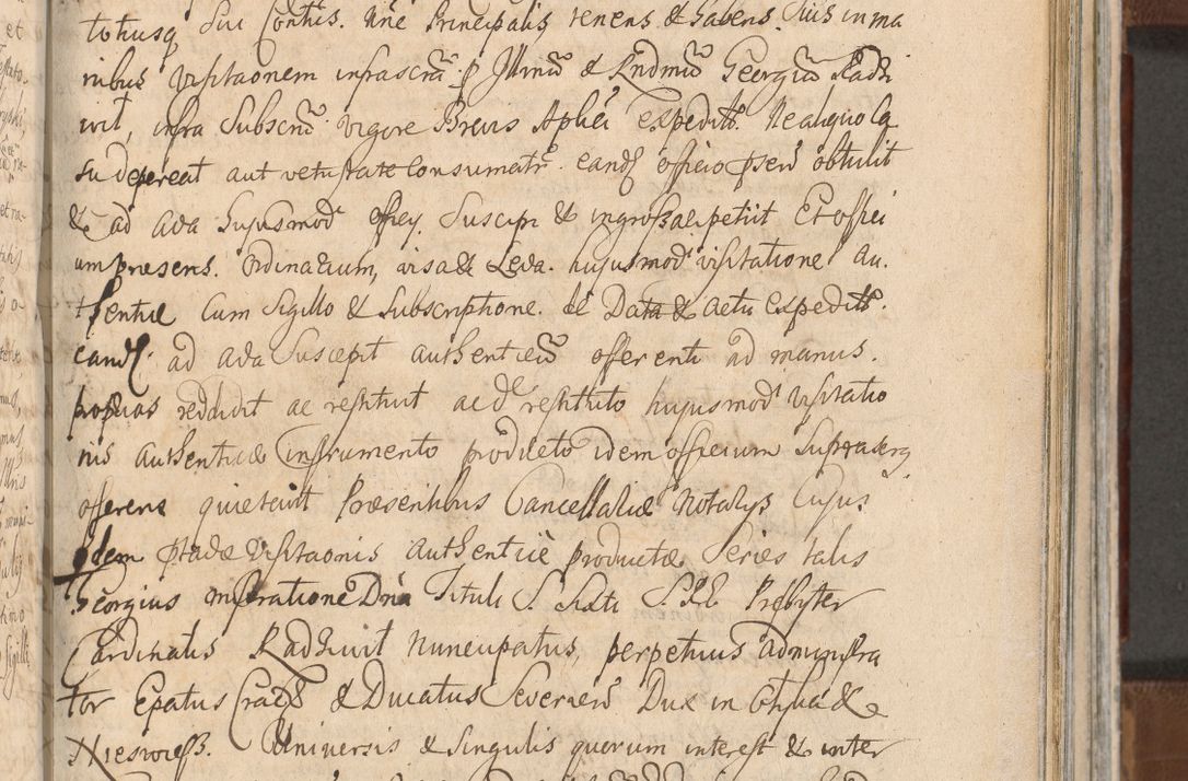 Zdjęcie nr 923 dla obiektu archiwalnego: Acta actorum, decretorum, sententiarum, erectionum, confirmationum, institutionum, resignationum, constitutionum, provisionum, quietationum, submissionum, protestationum, substitutionum R. D. Petri Gembicki, episcopi Cracoviensis, ducis Severiae in a. D. 1650 et 1651 acticatorum. Volumen V