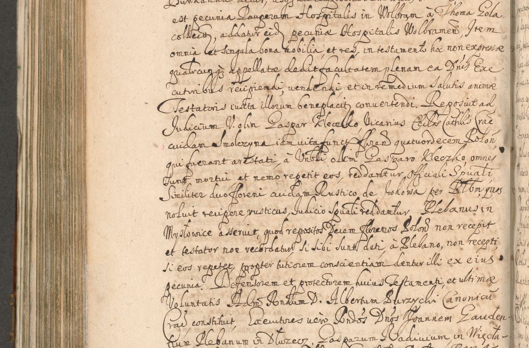 Zdjęcie nr 920 dla obiektu archiwalnego: Acta actorum, decretorum, sententiarum, erectionum, confirmationum, institutionum, resignationum, constitutionum, provisionum, quietationum, submissionum, protestationum, substitutionum R. D. Petri Gembicki, episcopi Cracoviensis, ducis Severiae in a. D. 1650 et 1651 acticatorum. Volumen V