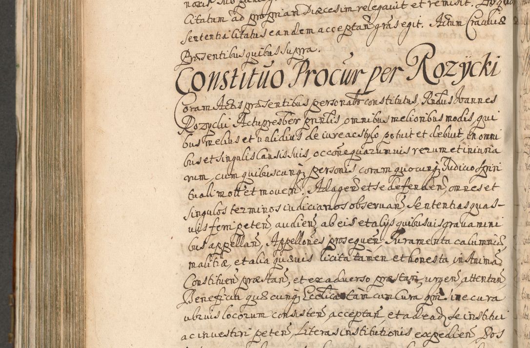 Zdjęcie nr 908 dla obiektu archiwalnego: Acta actorum, decretorum, sententiarum, erectionum, confirmationum, institutionum, resignationum, constitutionum, provisionum, quietationum, submissionum, protestationum, substitutionum R. D. Petri Gembicki, episcopi Cracoviensis, ducis Severiae in a. D. 1650 et 1651 acticatorum. Volumen V
