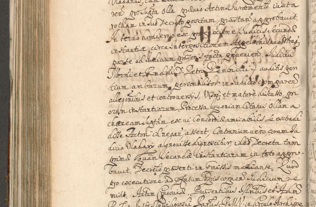 Zdjęcie nr 906 dla obiektu archiwalnego: Acta actorum, decretorum, sententiarum, erectionum, confirmationum, institutionum, resignationum, constitutionum, provisionum, quietationum, submissionum, protestationum, substitutionum R. D. Petri Gembicki, episcopi Cracoviensis, ducis Severiae in a. D. 1650 et 1651 acticatorum. Volumen V