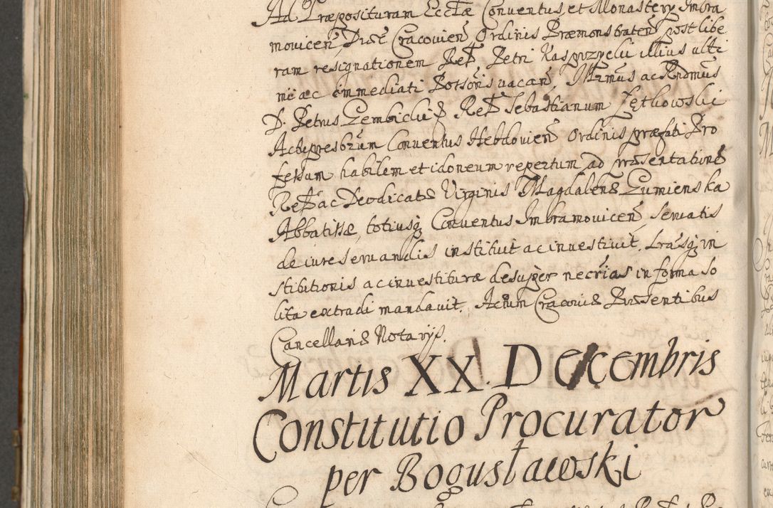 Zdjęcie nr 904 dla obiektu archiwalnego: Acta actorum, decretorum, sententiarum, erectionum, confirmationum, institutionum, resignationum, constitutionum, provisionum, quietationum, submissionum, protestationum, substitutionum R. D. Petri Gembicki, episcopi Cracoviensis, ducis Severiae in a. D. 1650 et 1651 acticatorum. Volumen V
