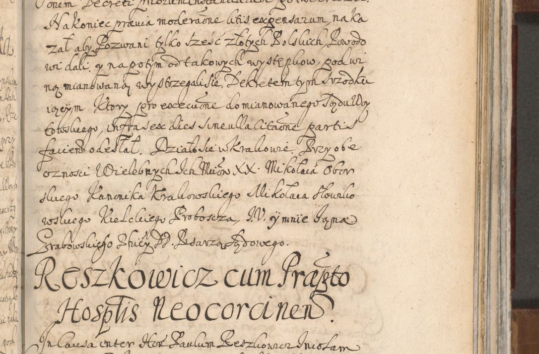 Zdjęcie nr 901 dla obiektu archiwalnego: Acta actorum, decretorum, sententiarum, erectionum, confirmationum, institutionum, resignationum, constitutionum, provisionum, quietationum, submissionum, protestationum, substitutionum R. D. Petri Gembicki, episcopi Cracoviensis, ducis Severiae in a. D. 1650 et 1651 acticatorum. Volumen V