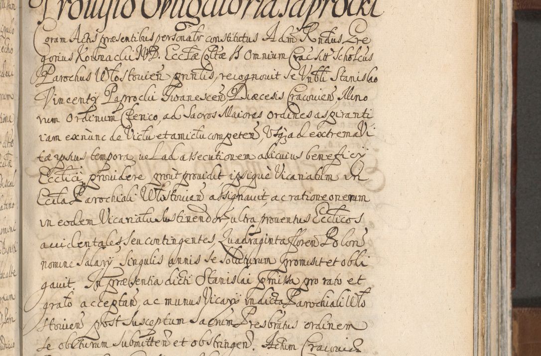 Zdjęcie nr 895 dla obiektu archiwalnego: Acta actorum, decretorum, sententiarum, erectionum, confirmationum, institutionum, resignationum, constitutionum, provisionum, quietationum, submissionum, protestationum, substitutionum R. D. Petri Gembicki, episcopi Cracoviensis, ducis Severiae in a. D. 1650 et 1651 acticatorum. Volumen V