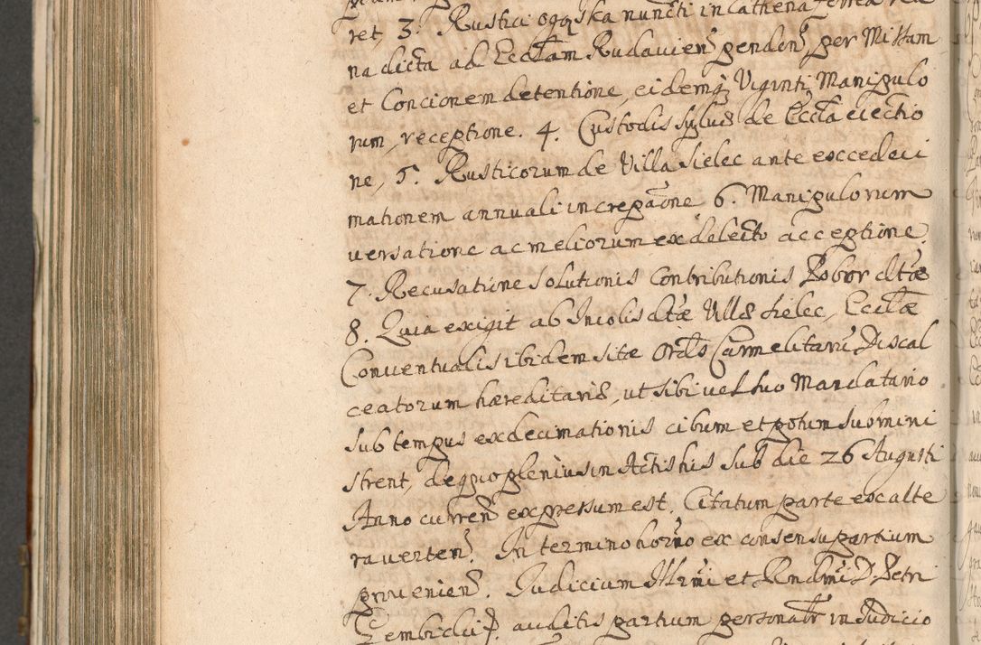 Zdjęcie nr 894 dla obiektu archiwalnego: Acta actorum, decretorum, sententiarum, erectionum, confirmationum, institutionum, resignationum, constitutionum, provisionum, quietationum, submissionum, protestationum, substitutionum R. D. Petri Gembicki, episcopi Cracoviensis, ducis Severiae in a. D. 1650 et 1651 acticatorum. Volumen V